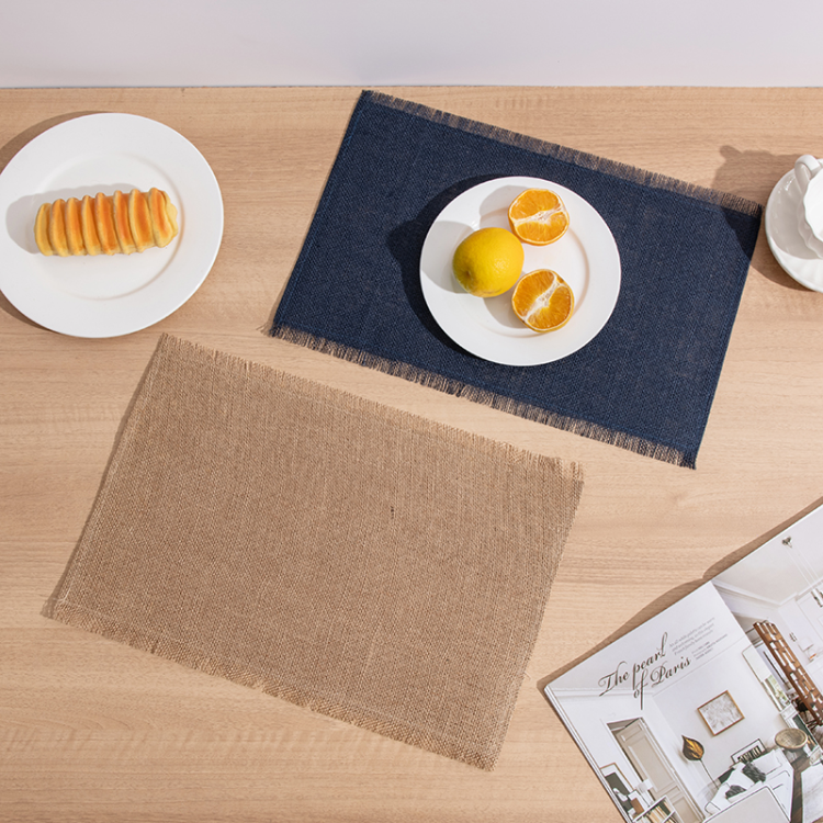 Simple and Ins-style table MATS, woven heat insulation MATS, hotel decoration, home supplies, Western placemats, household bowl MATS and coasters Specification image