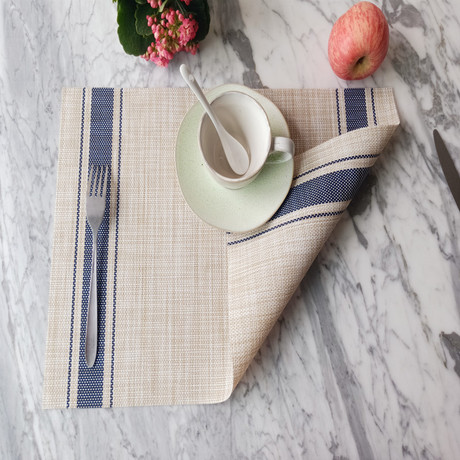 Nordic-style pvc jacquard Teslin placemats, table MATS, coasters, coffee MATS, tea MATS, outdoor travel and home fashion Application Scenario