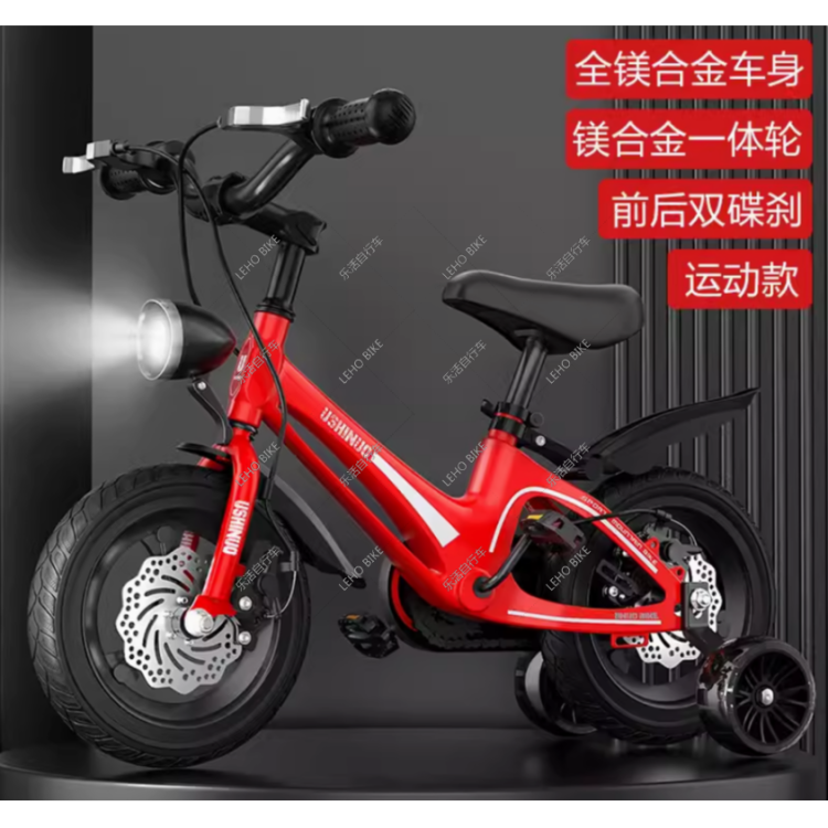 TB001 儿童自行车锻炼骑行溜娃平稳发光车篮玩具