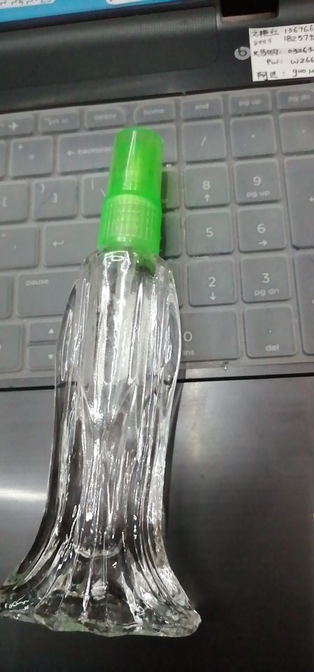 鱼瓶16ml，玻璃香水瓶鱼尾瓶16ml，透明色