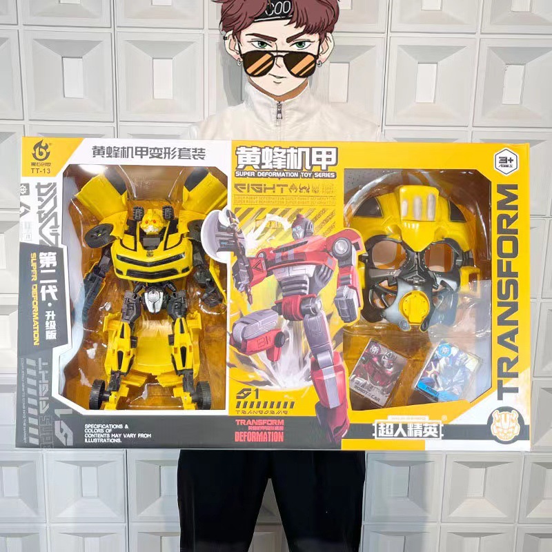 Children's toys, transforming robots, King Kong sets, educational training classes, institutional gifts, ring toys, night market wholesale details Picture