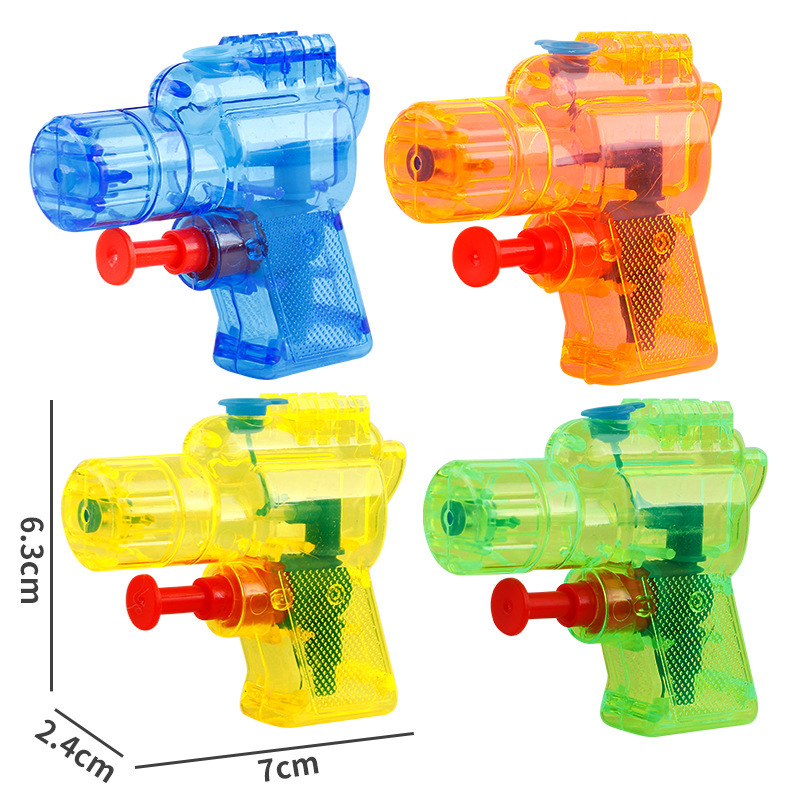 Summer water play toys, mini water guns, children's toys, small water guns, transparent water play stalls, and kindergarten gifts are selling well