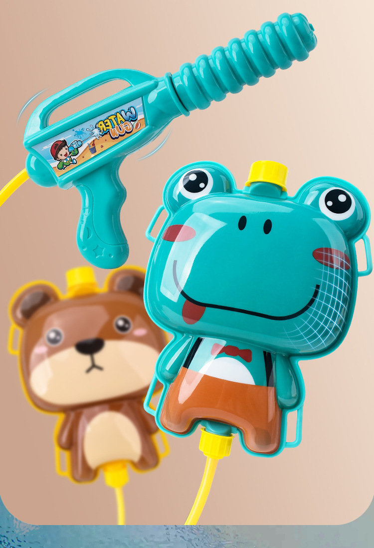 儿童背包水枪夏天戏水玩具抽拉式大容量男女孩 小孩 一件代发批发详情23