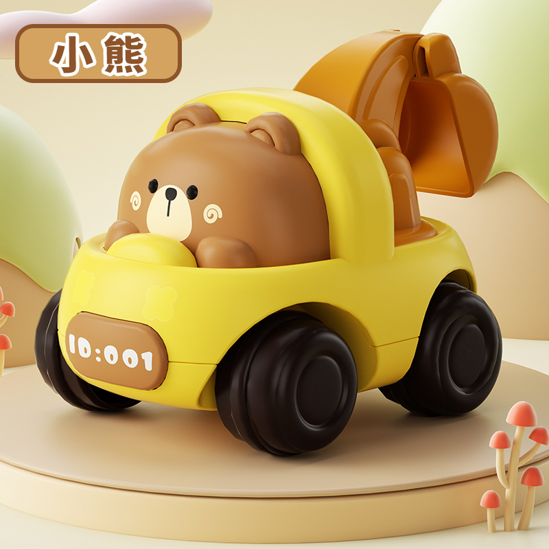 Douyin children's boy inertial car fire engineering vehicle 1-2-3 years old claw machine Small gift wholesale Item Picture