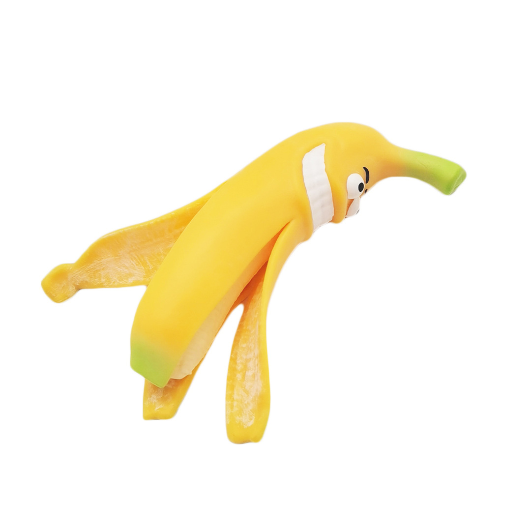 Factory-processed and customized creative soft rubber lala fun stress-relieving toys, simulated peeled bananas, stress-relieving children's gifts Application Scenario