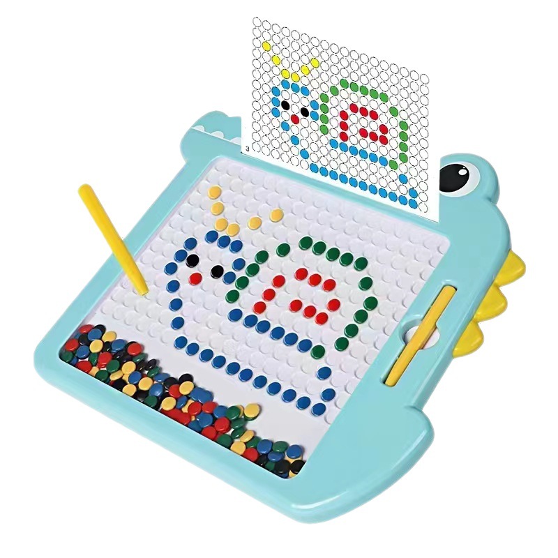 Children's educational magnetic pen drawing board, educational training for concentration, magnetic pen thinking, early education writing and drawing board toy Application Scenario