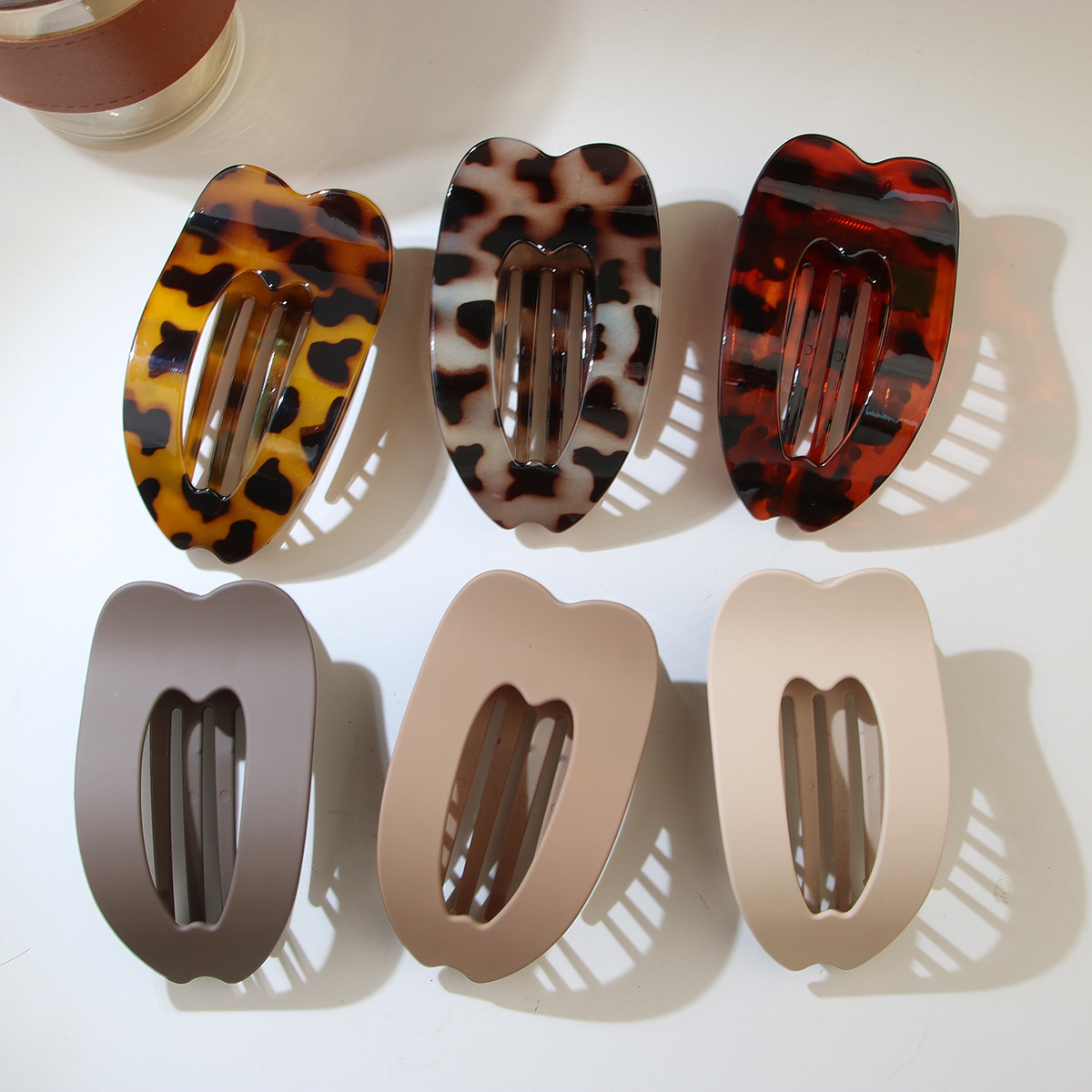 2025新款跨境发夹女扁平发夹不硌头鸭嘴夹发饰头饰详情3