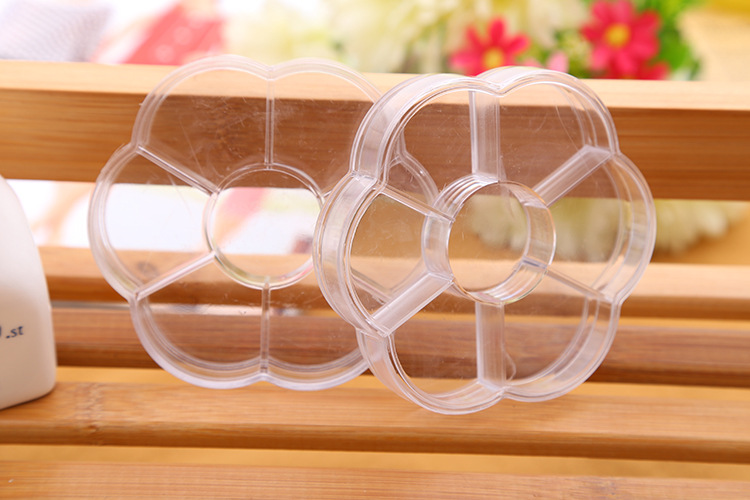 创意家居收纳 梅花7格收纳盒 首饰药盒串珠元件零件盒 批发详情12