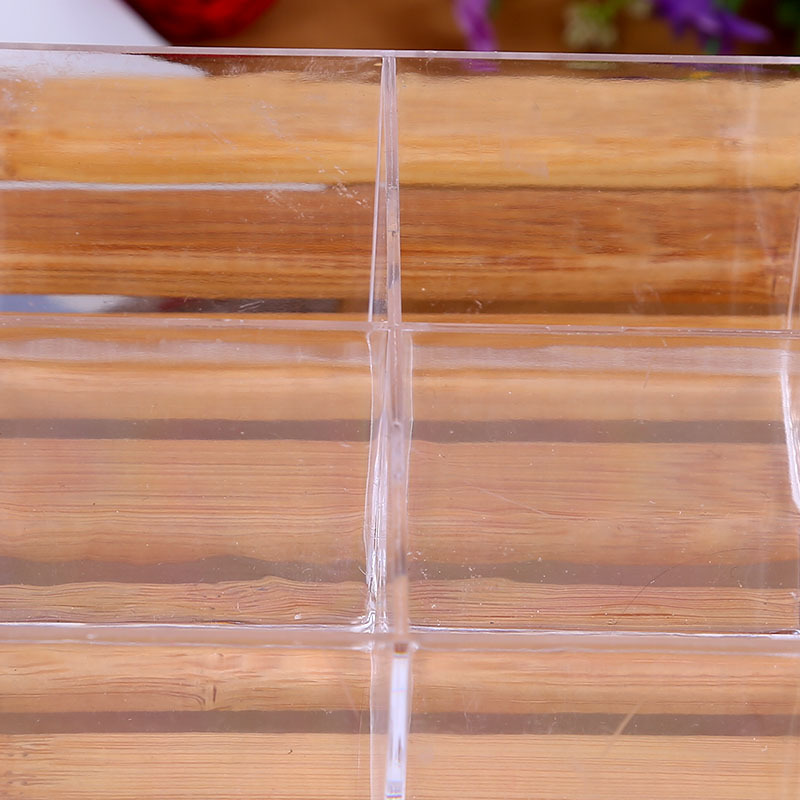 4格无盖ps塑料盒 珠宝首饰展览盒 挂件整理 创意家居收纳详情图2