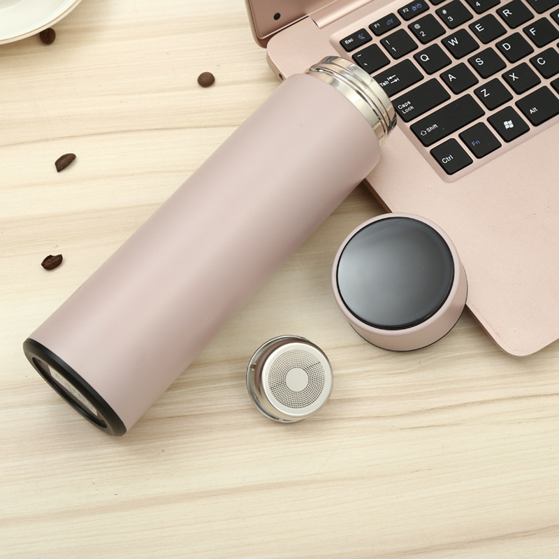 显温智能保温杯304不锈钢商务办公礼品杯户外车载随手直身杯批发