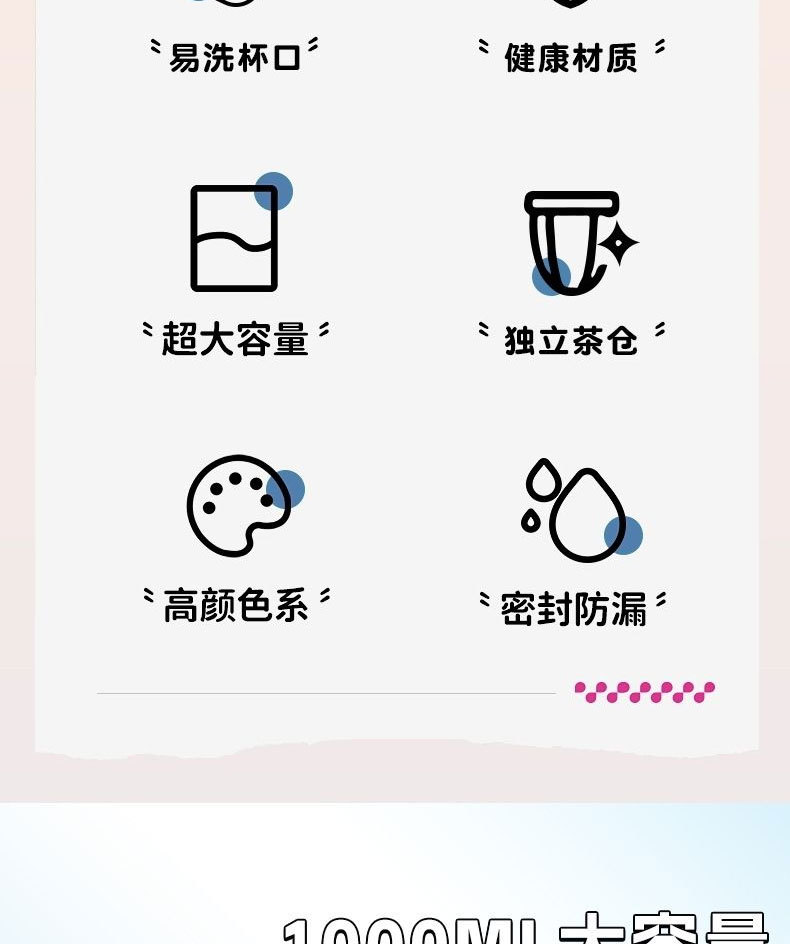 爆款304不锈钢保温杯户外便携手柄吸管杯可爱女大容量冰霸汽车杯详情3