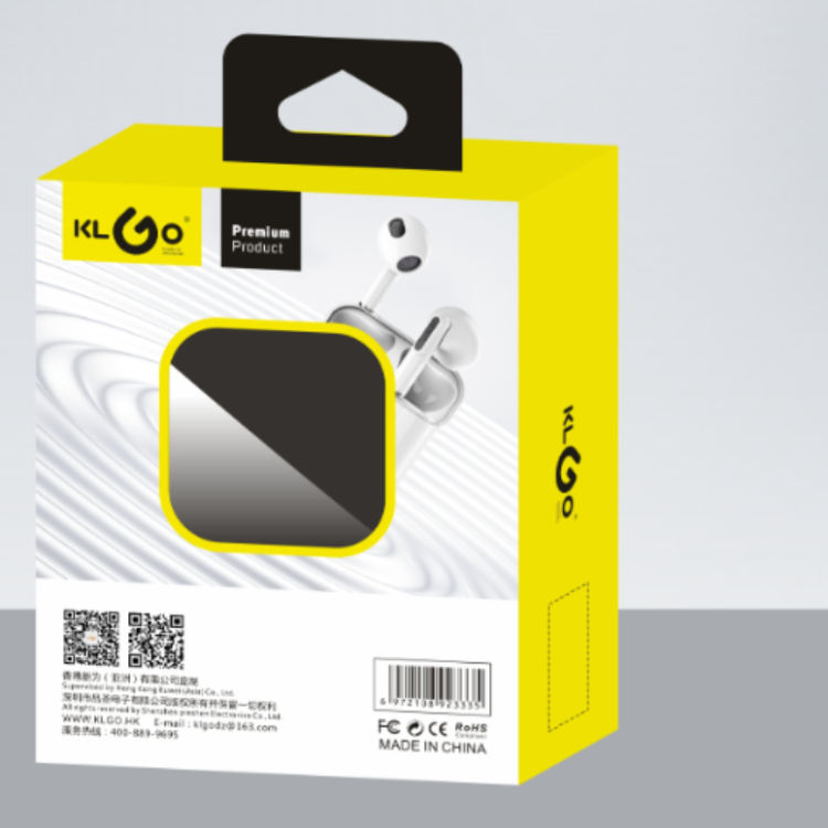 Cool KLGO White V5.3 Bluetooth version in-ear TWS Bluetooth headphones Specification image