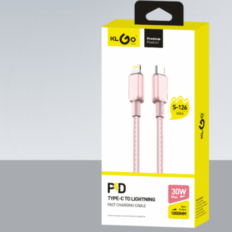 Cool for KLGO S-126 PD30W IOS TO TYPE-C Fast Charging Data Cable Specification image