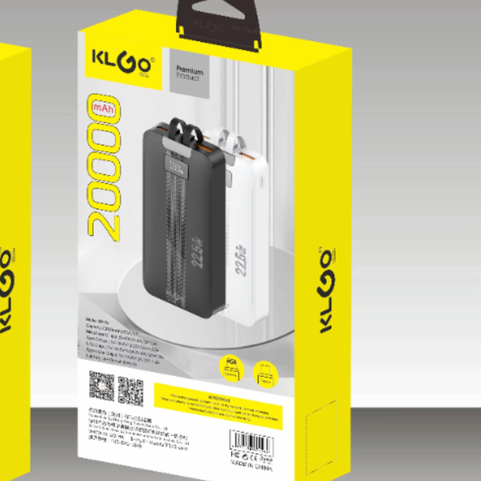 Coolwei KLGO KP-29 20000mah PD22.5W Portable power Bank for aircraft Specification image