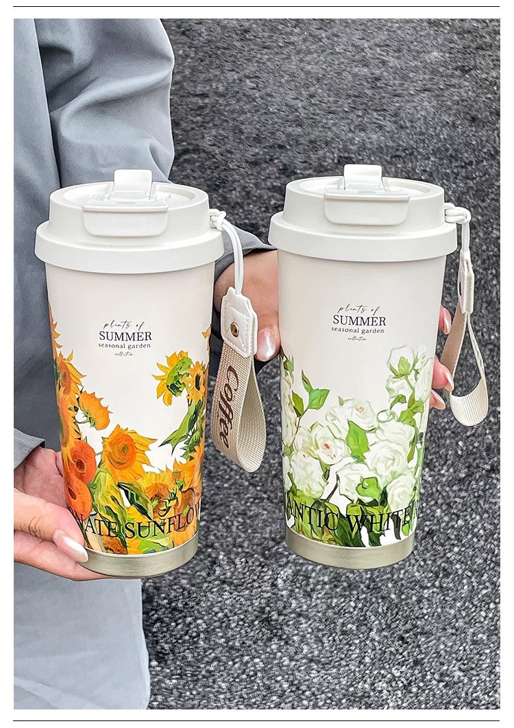 轻奢感保温杯冬季男士奶茶双饮口泡茶水杯女高颜值吸管礼品杯子详情1