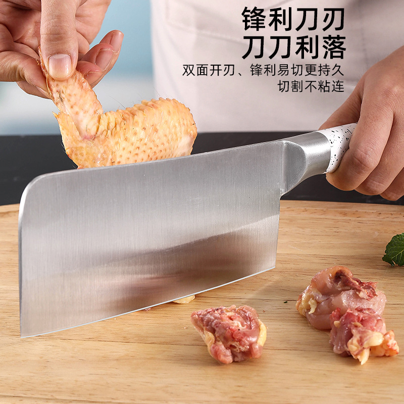 刀具/厨房用品/双立人/十八子作菜刀/钢头刀细节图