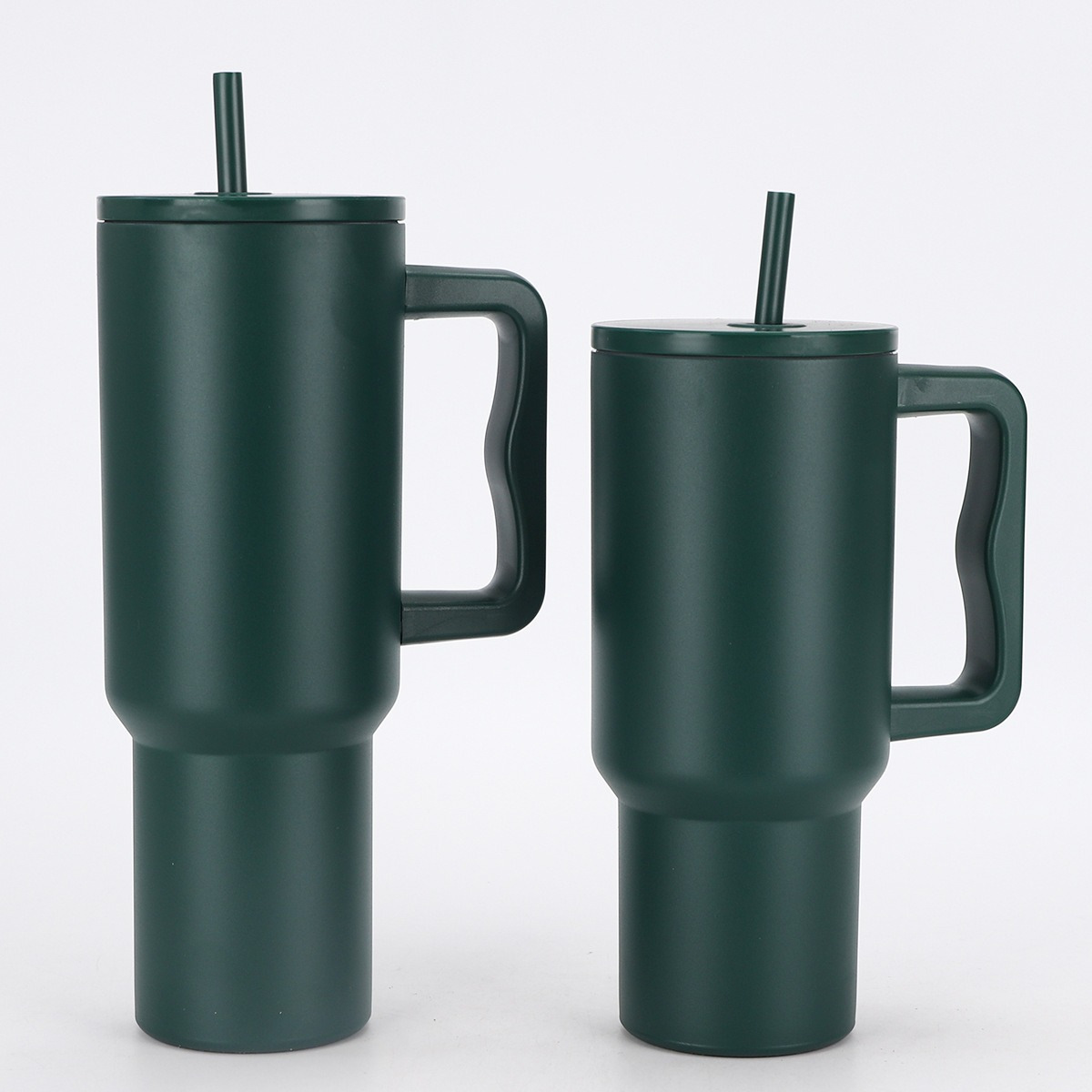 亚马逊不锈钢豹纹吸管30oz保温杯户外便携40oz汽车杯带手柄冰霸杯详情6