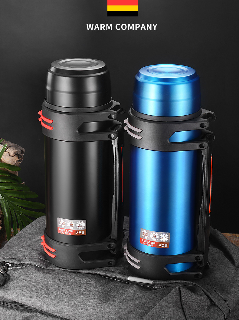 加厚防摔304不锈钢保温杯 家用运动保温水壶户外保温壶商务批发详情2