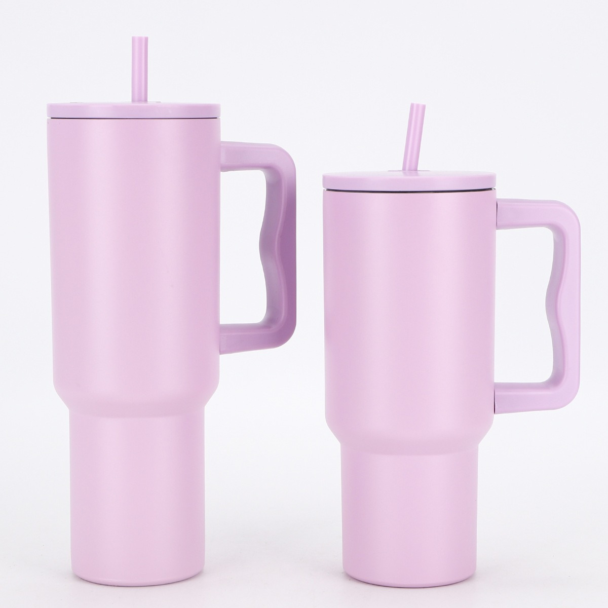 亚马逊不锈钢豹纹吸管30oz保温杯户外便携40oz汽车杯带手柄冰霸杯详情9