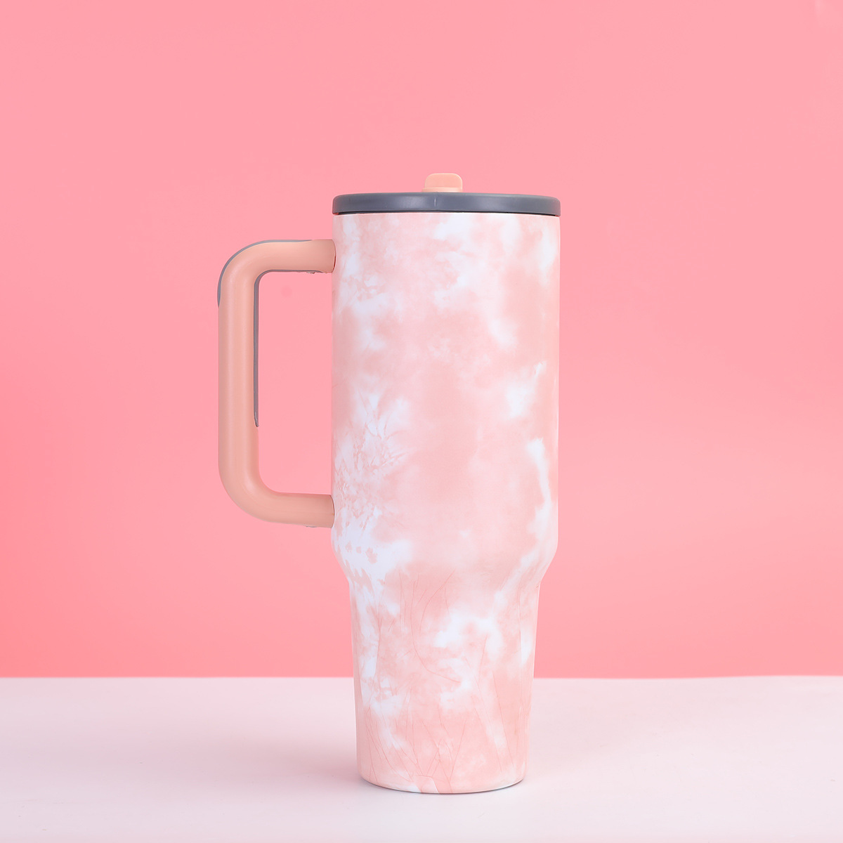 跨境40oz三代漆染印汽车杯304不锈钢真空保温杯大容量户外吸管杯