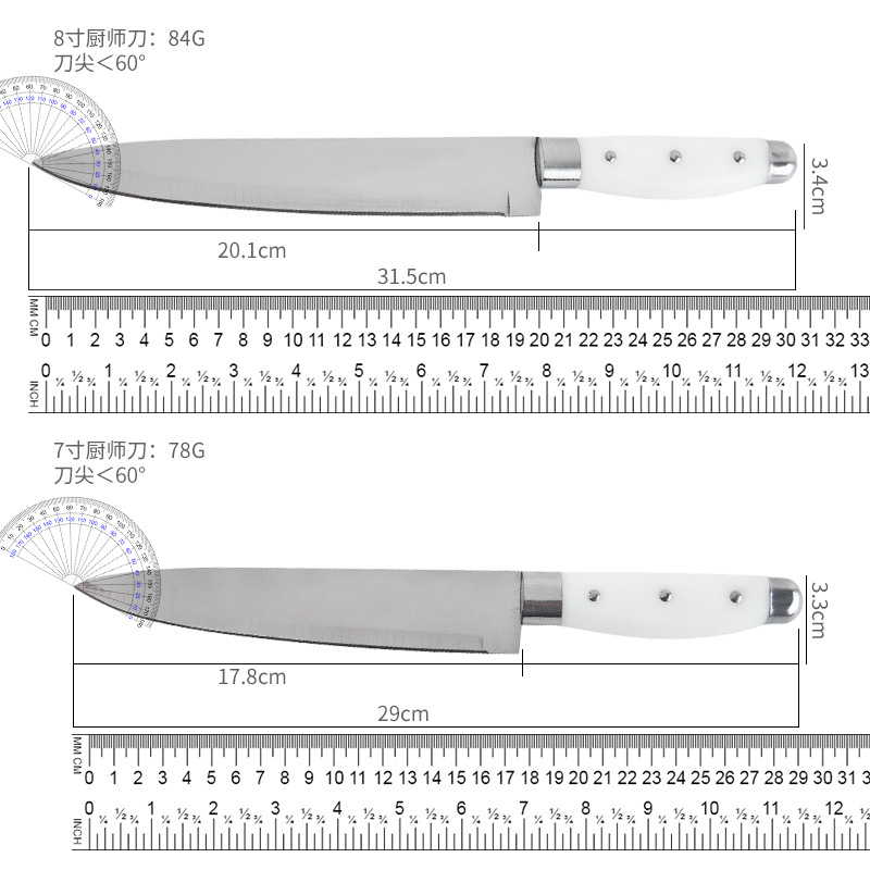 刀具/厨房用品/双立人/十八子作菜刀/钢头刀产品图