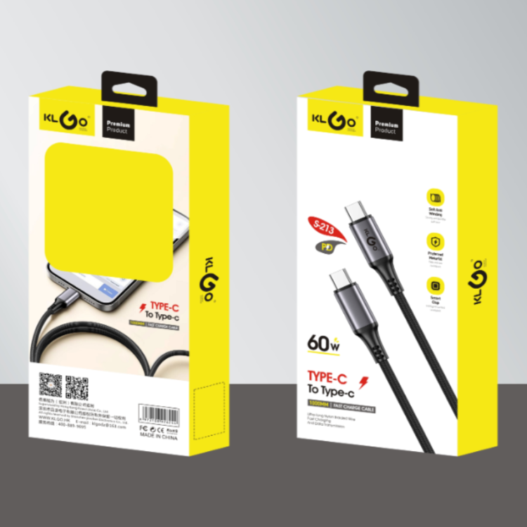Coolwei KLGO S-213 PD60W TYPE-C to TYPE-C Fast Charging 6Type-C port data cable Application Scenario