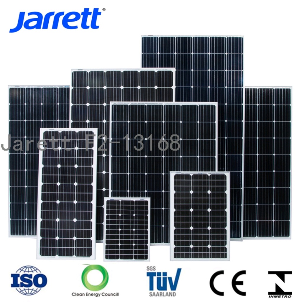捷尔科现货Jarrett太阳能板 mono solar panel 200w efficiency详情1