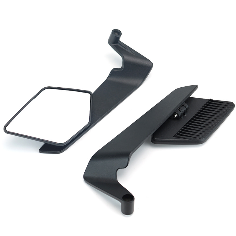 Cross-border supply of new motorcycle universal fixed-wing rearview mirrors and blade universal spoiler rearview mirrors Item Picture