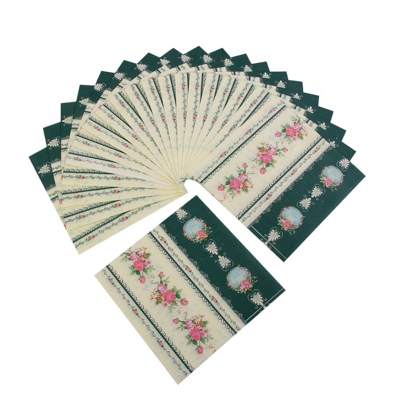纸巾印花餐巾纸/彩色纸巾花手帕纸厂家直销批发餐巾纸