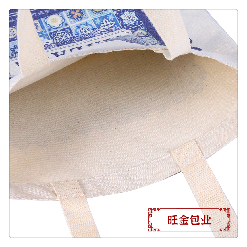 Wholesale of universal canvas bags in stock from the manufacturer, cotton hand-held shopping bags, and fashionable canvas bags pic 10