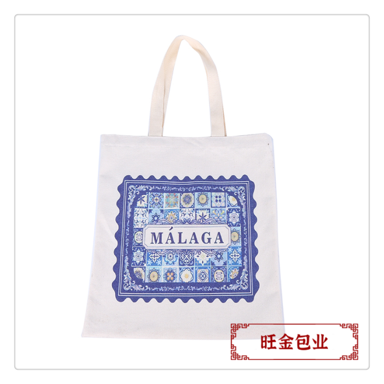 Wholesale of universal canvas bags in stock from the manufacturer, cotton hand-held shopping bags, and fashionable canvas bags