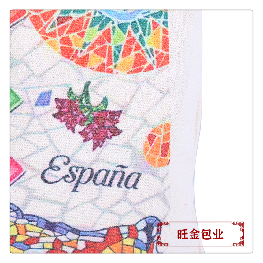 Canvas bag, fashionable shopping advertisement, all-cotton bag, single-shoulder hand-carry bag, canvas bag pic 6