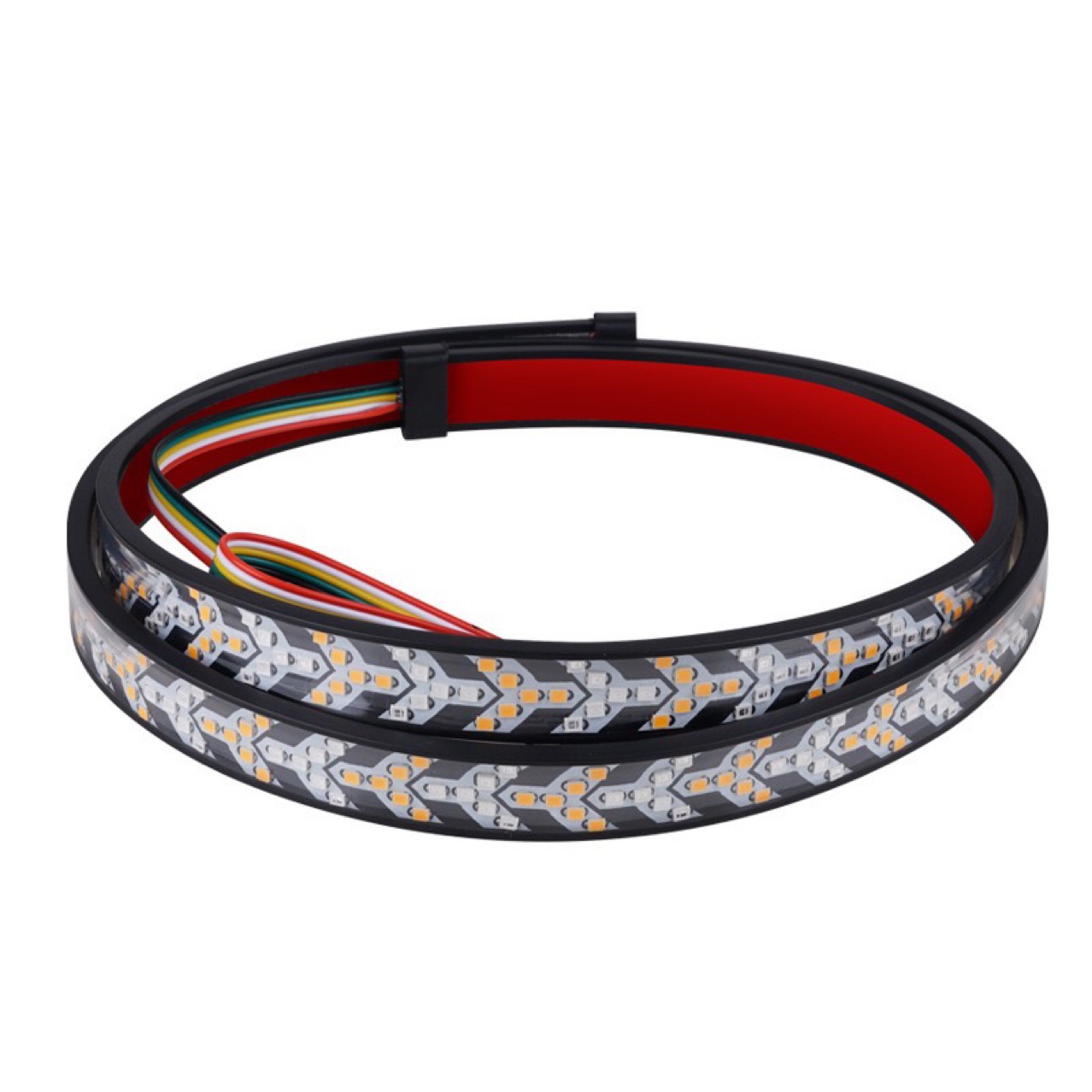 Dual-color dynamic fishbone car trunk light strip, flowing light steering brake LED, pickup truck trunk light, trunk Application Scenario