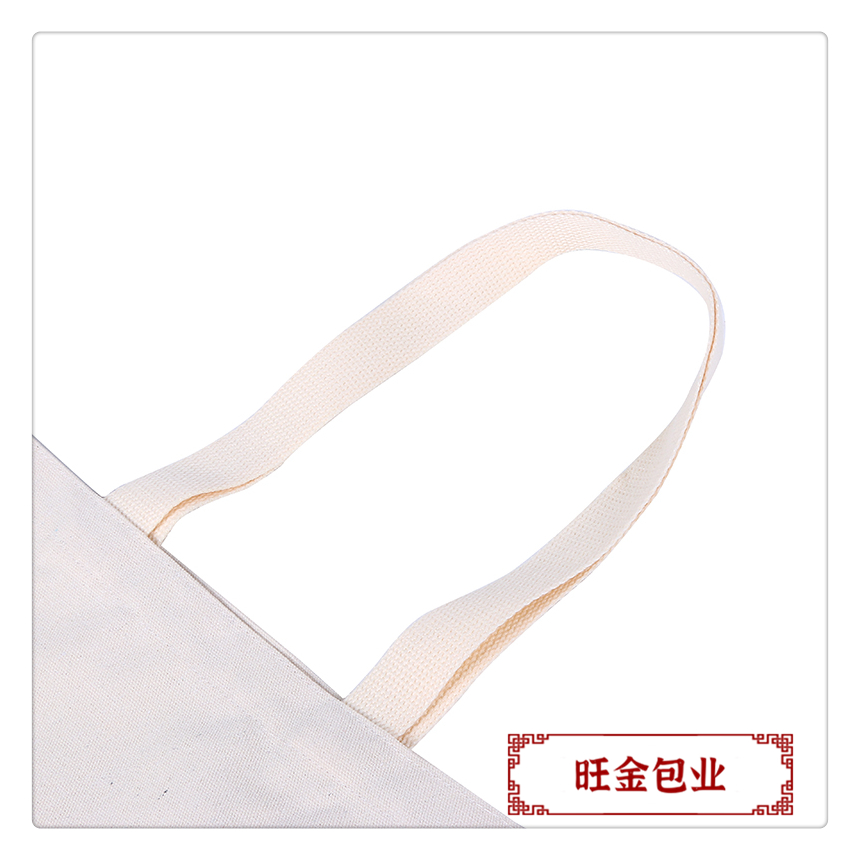 Large-capacity, simple student single-shoulder canvas bag, color-printed clothing shopping hand-held cotton bag pic 8