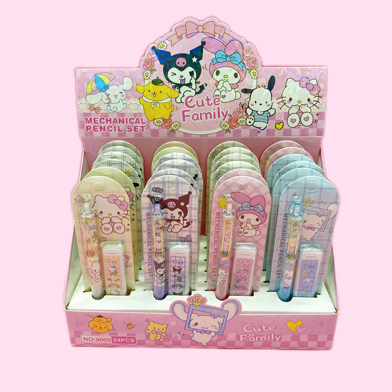 Wholesale of new children's pencil sets, cartoon activity pencils, sharp-free pencils, high appearance level pencils and lead core combinations thumbnail