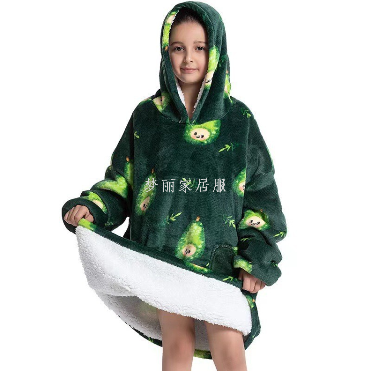 儿童保暖御寒服 加厚加绒 防寒外套 卡通图案