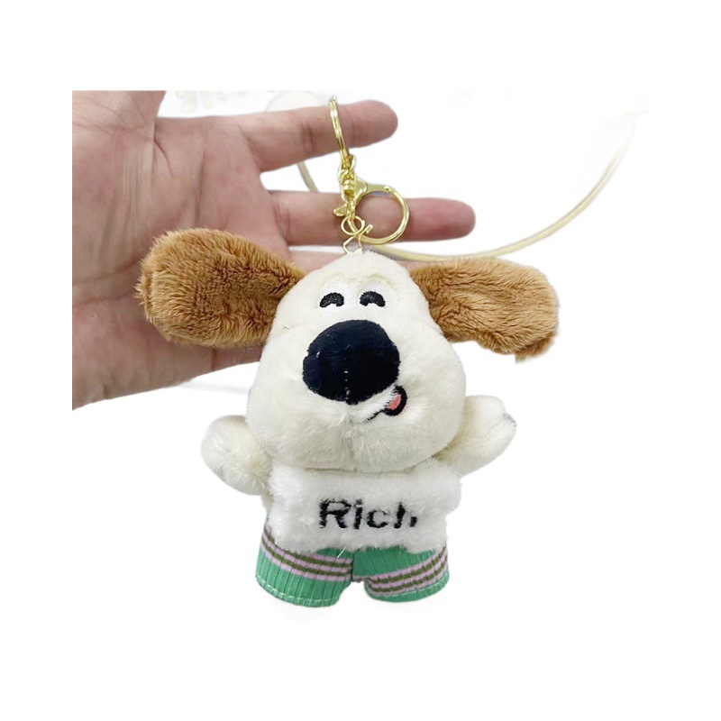 Cute foodie dog pendant, plush toy doll, doll bag, hanging decoration, keychain, claw machine doll Application Scenario