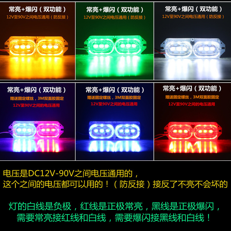 Electric vehicle taillights, motorcycle led universal lights, flashing super bright, brake warning lights, license plate lights, 12v cross-border bestsellers Application Scenario