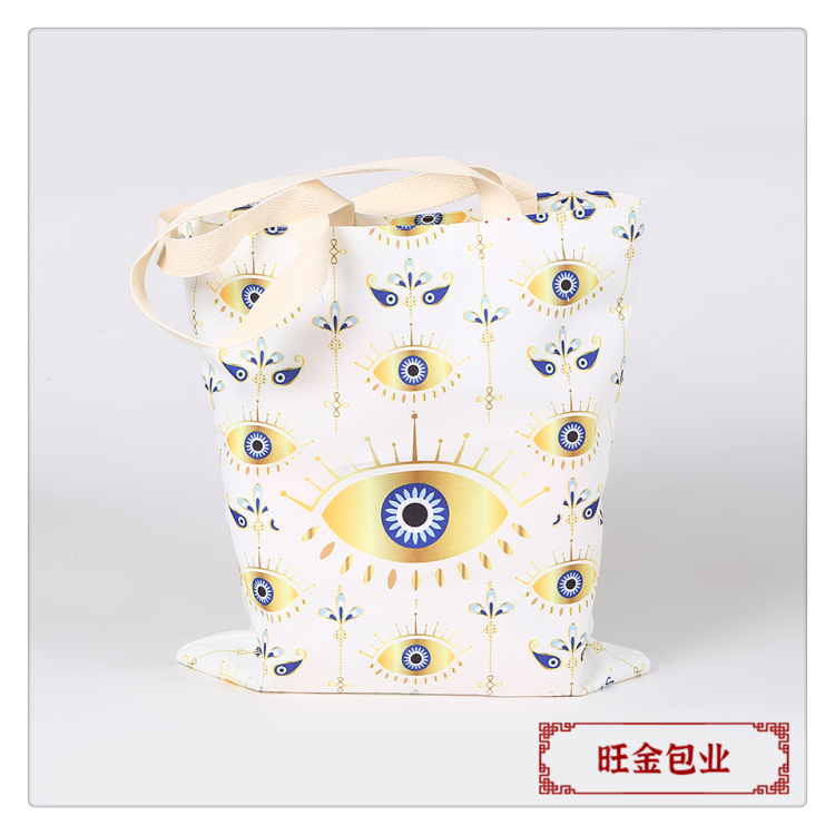 Factory canvas hand-held bags with logo and pattern printing, advertising bags, cotton bags, blank cotton material wholesale