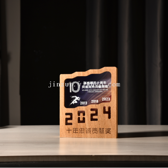 Colorful solid wood crystal trophies with exquisite packaging are now available on the new market with quality guaranteed