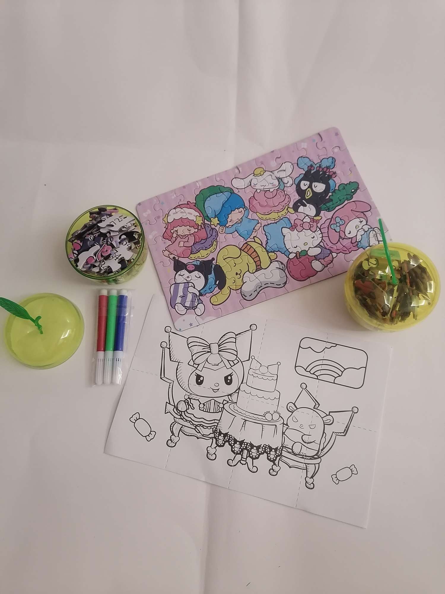 Apple 60-piece jigsaw puzzle, a hands-on and brain-stimulating toy for children pic 2