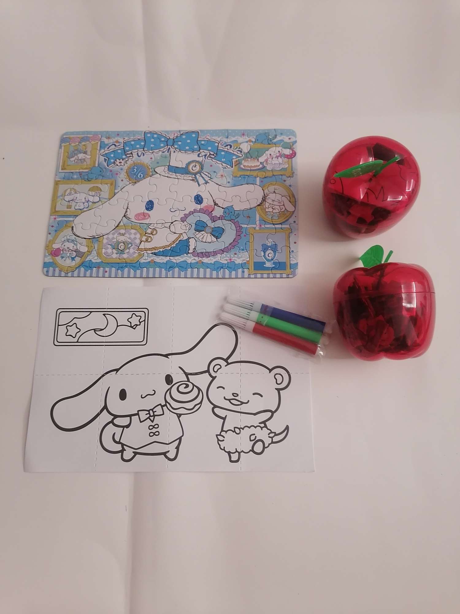 Apple 60-piece jigsaw puzzle, a hands-on and brain-stimulating toy for children pic 9