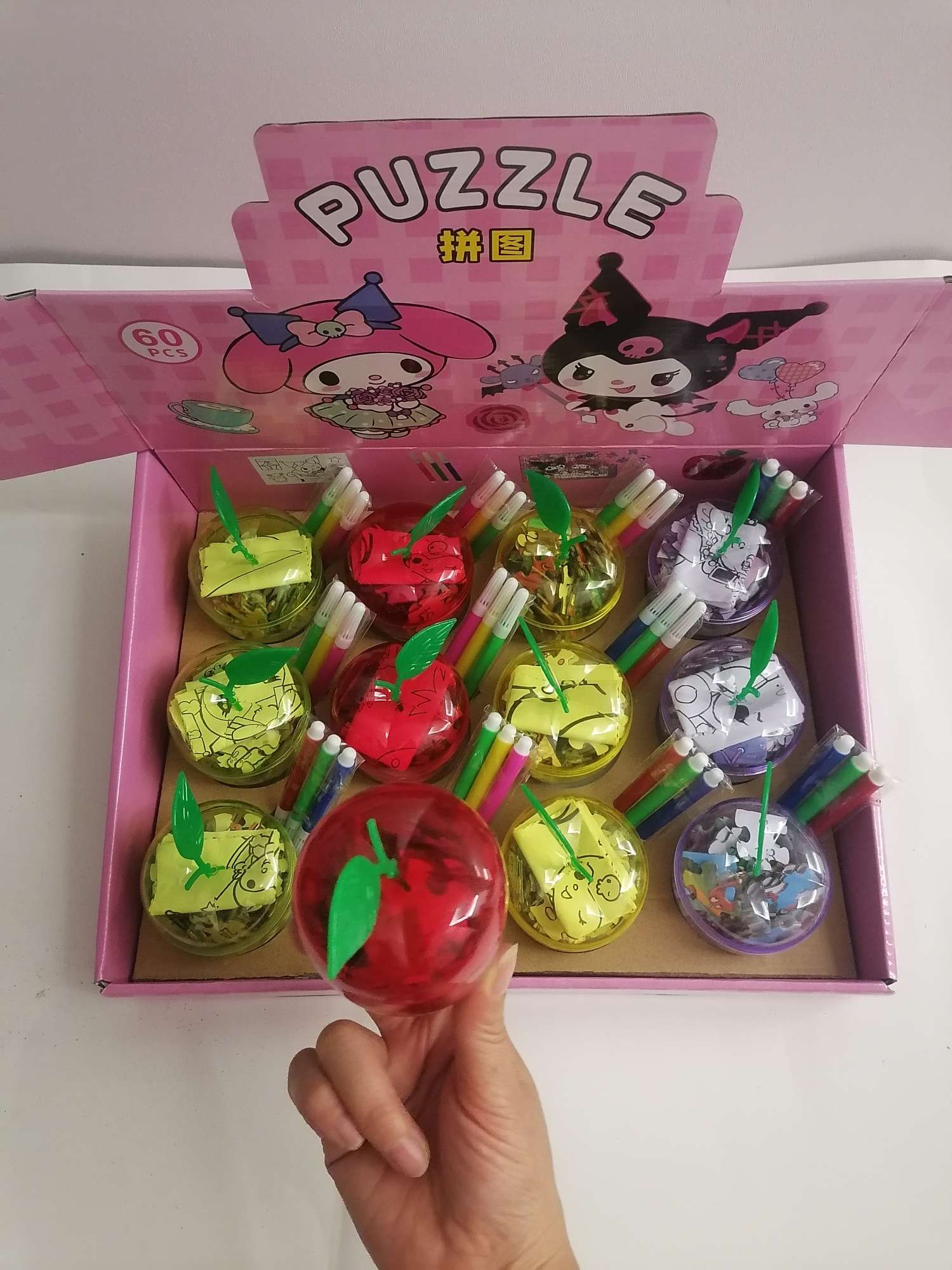 Apple 60-piece jigsaw puzzle, a hands-on and brain-stimulating toy for children pic 1