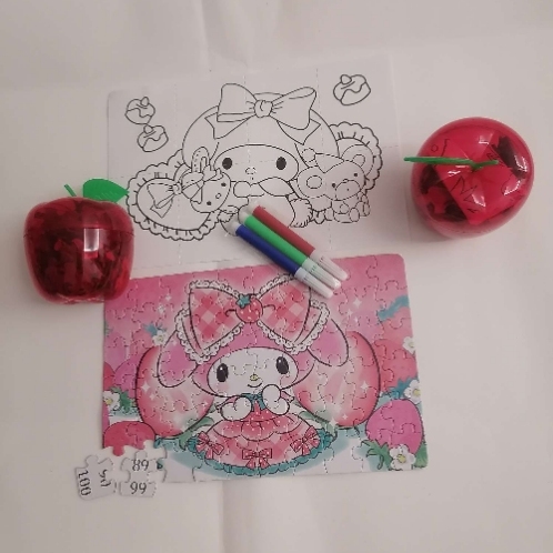 Apple 60-piece jigsaw puzzle, a hands-on and brain-stimulating toy for children Specification image