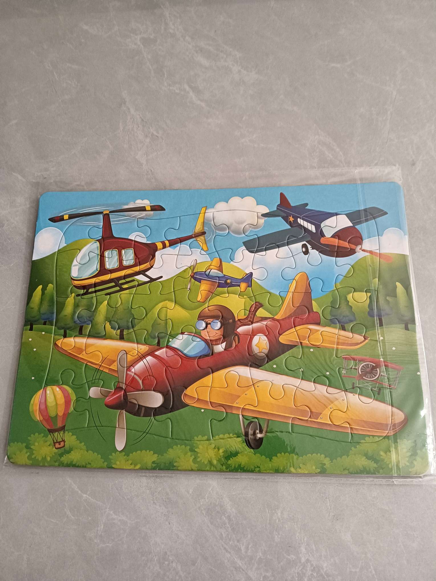 Wholesale of paper-based flat jigsaw puzzles, early education and intelligence toys for kindergarten babies, and small gifts pic 1