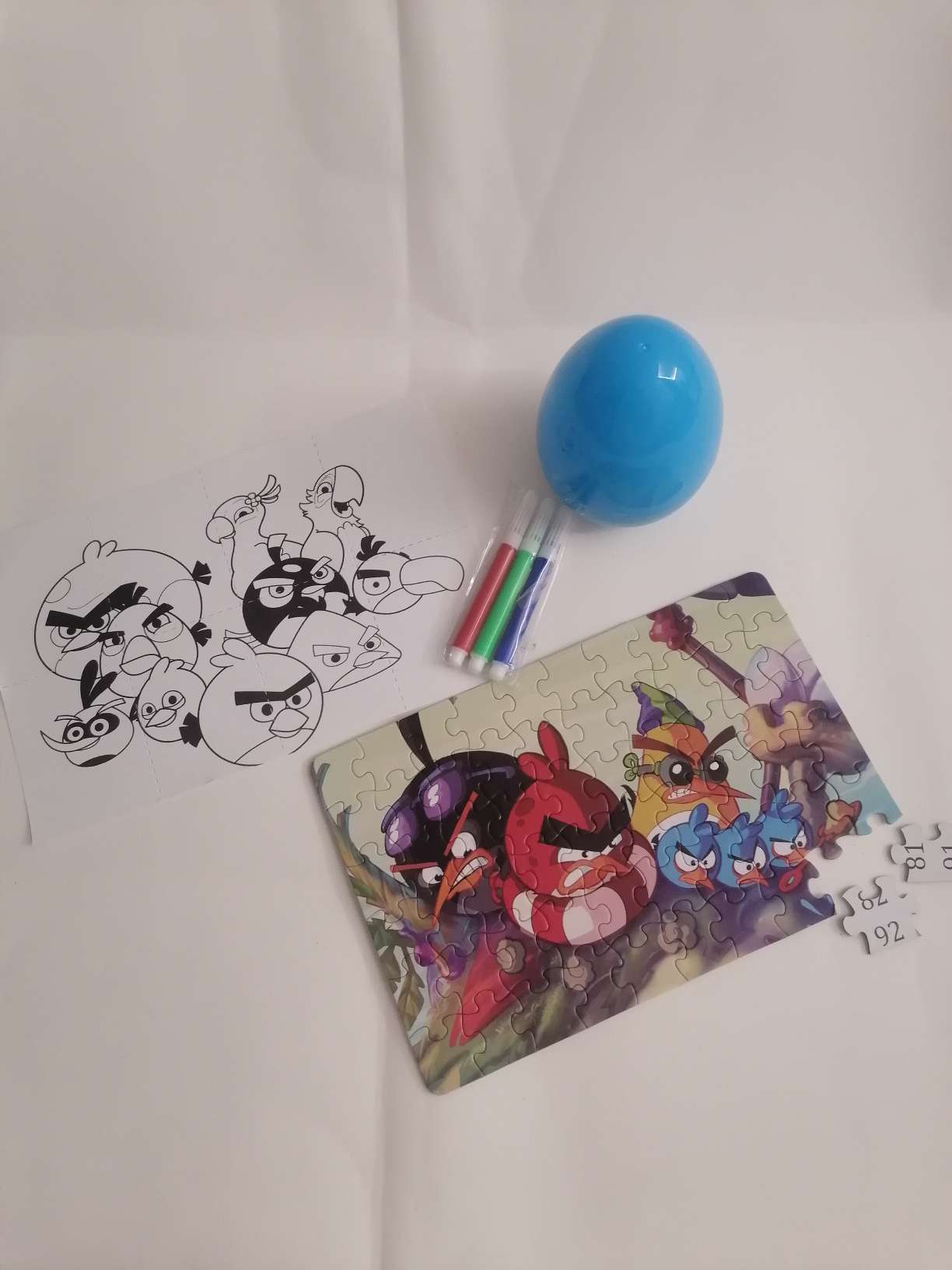 60-piece bird egg jigsaw puzzle, scribble and draw, children use their hands and minds, stay away from mobile phones pic 2