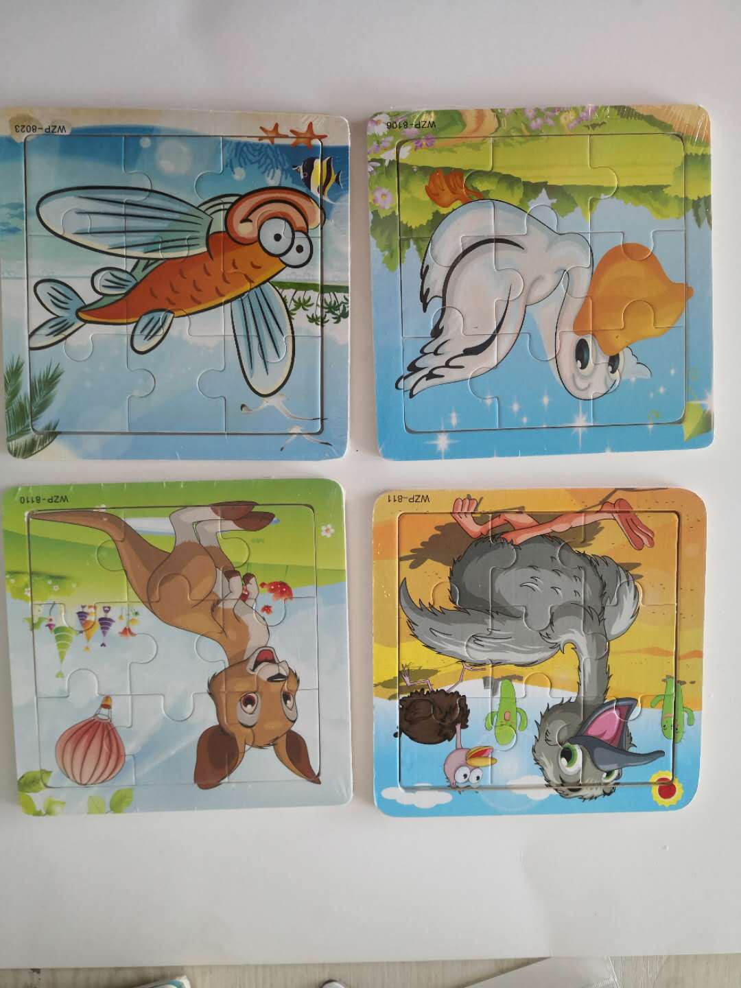 9 wooden children's jigsaw puzzle toys for intelligence and early childhood education. Wooden toys for children's intelligence Application Scenario