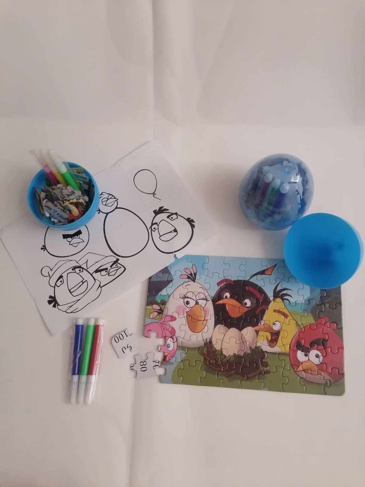 60-piece bird egg jigsaw puzzle, scribble and draw, children use their hands and minds, stay away from mobile phones pic 3