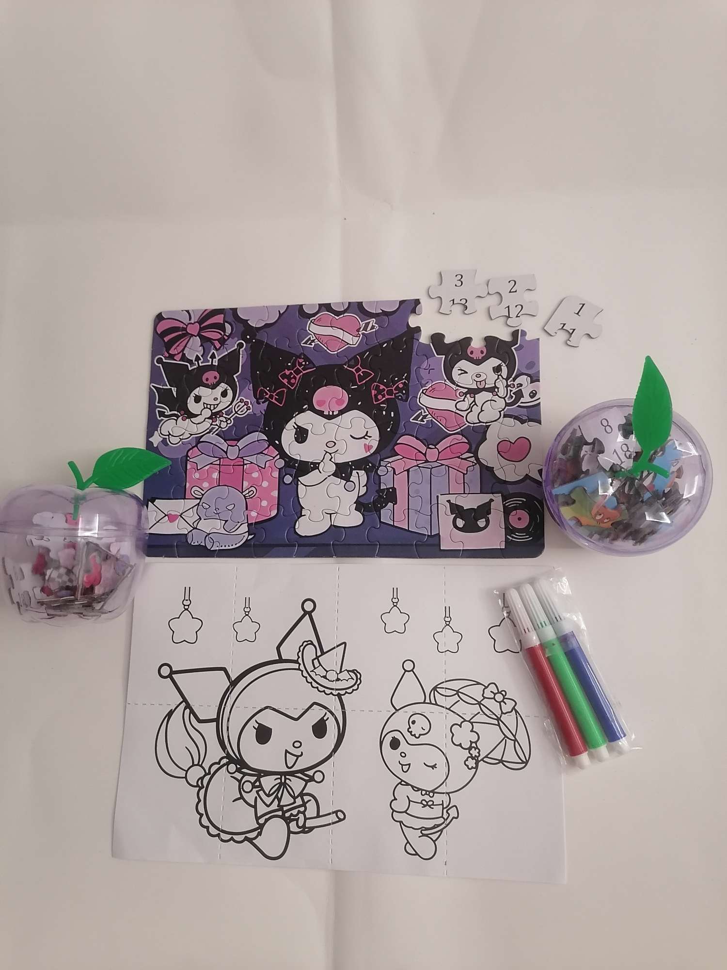 Apple 60-piece jigsaw puzzle, a hands-on and brain-stimulating toy for children pic 7