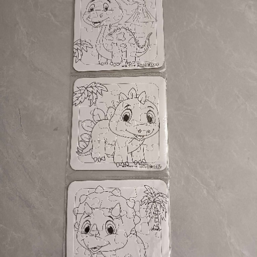 Black and white paper jigsaw puzzles, children's diy graffiti painting jigsaw puzzles, educational toys wholesale Item Picture